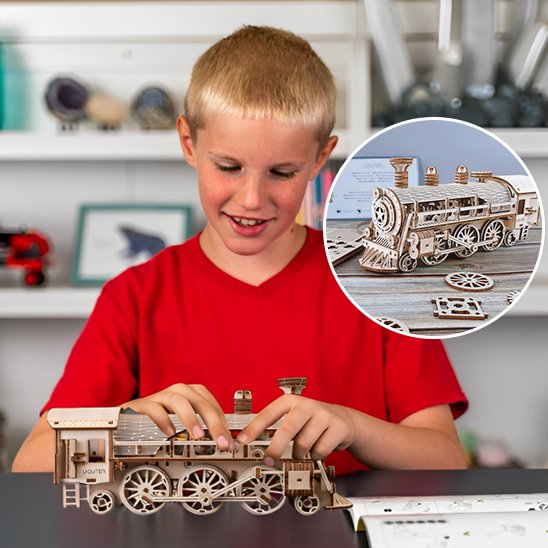 Puzzle 3D, travail d'équipe